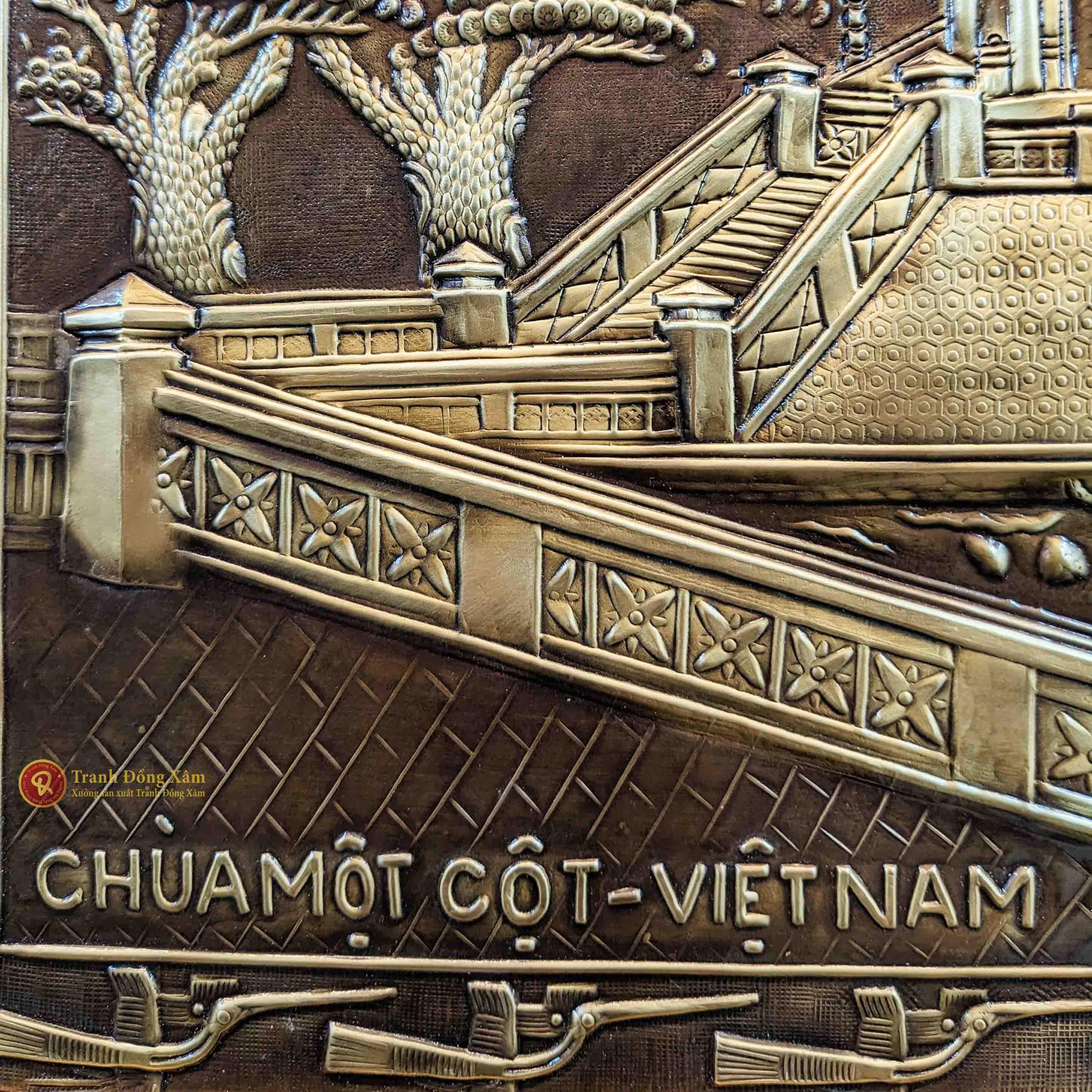 tranh chùa một cột việt nam