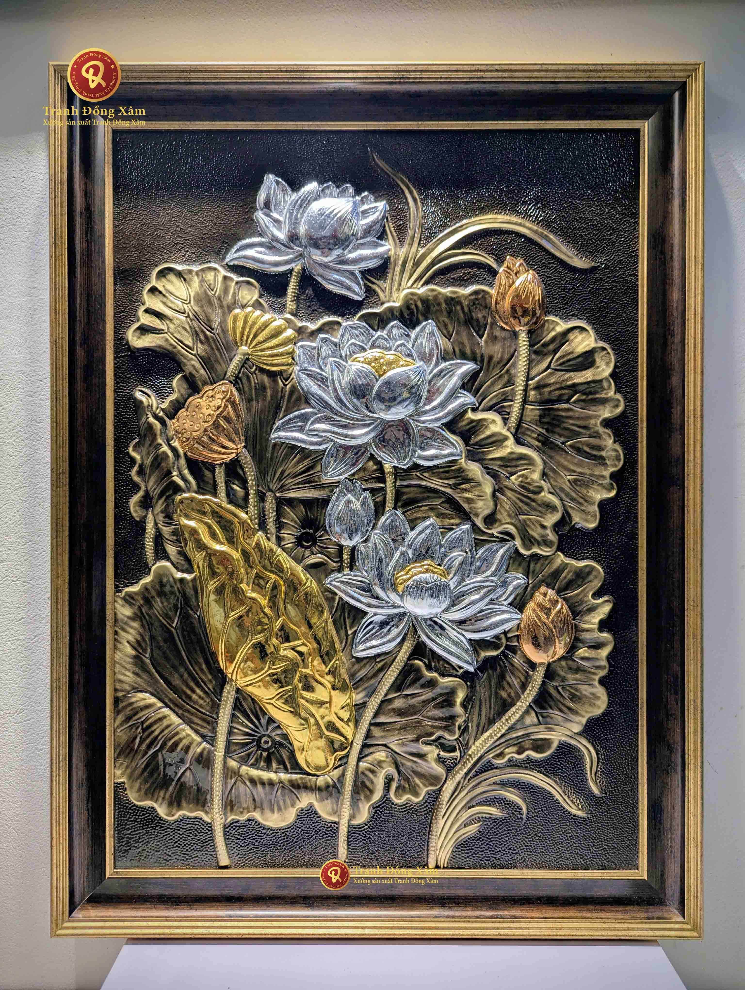 tranh hoa sen đẹp