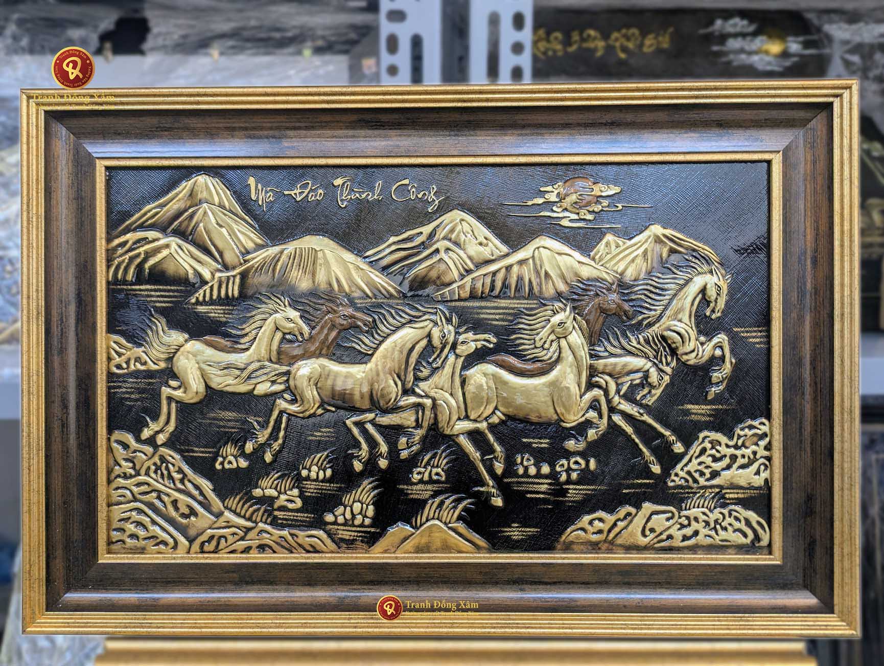 tranh đồng mã đáo thành công giả cổ